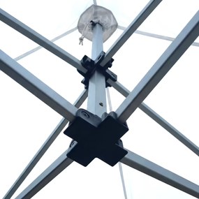 Cort de vânzare pliabil din aluminiu fără pereți | BRIMO Exclusive Alu 2x2 m - fără pereți - Alb