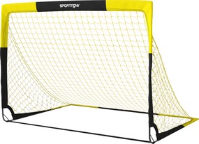 SPORTNOW Poartă de Fotbal Pop-Up și Pliabilă, Galben | Aosom Romania