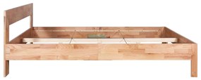 Cadru de pat, 160 x 200 cm, lemn masiv de stejar 160 x 200 cm