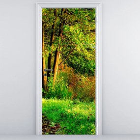 Fototapet pentru ușă - Cărarea de-a lungul apei (95x205cm)