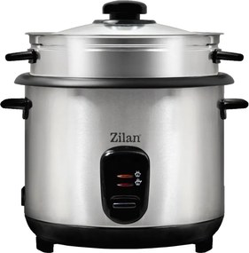 Aparat de gatit Zilan ZLN9570 2 in 1 pentru gatit orez si alimente la abur, capacitate 1.5L, 500W, sistem anti-alunecare