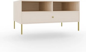 Măsuță de cafea Tili, ADRK Furniture (Culoare: Bej / Bej)