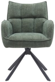 Set de scaune de sufragerie verde 2 buc. tapițat Marilla – Unique Furniture