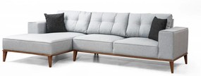 Coltar Extensibil Montana Corner Left (Chl+3R), Gri Deschis