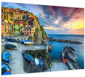 Tablou - Satul mediteranean (70x50 cm)