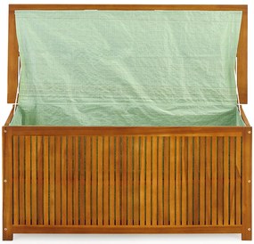 Casaria Ladă de lemn ACACIA, 117x50x59cm, maro natural