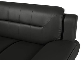 Canapea 2 locuri Leyton (negru) . 1008772