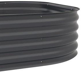 Outsunny Căsuță de grădină în formă de pătrat cu fund deschis 3 etaje pentru ierburi legume fructe flori 158 x 109 x 82 cm gri | Aosom Romania