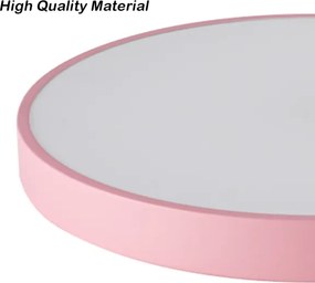 Brilagi - Plafonieră LED POOL, 36W, 230V, 3000/4000/6000K, 30 cm, roz