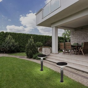 Stalp LED solar cu senzor iluminat exterior IP44 Alaska