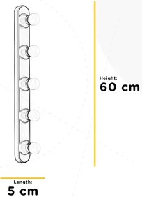 Aplică ONLI HOLLYWOOD 5xE14/6W/230V crom