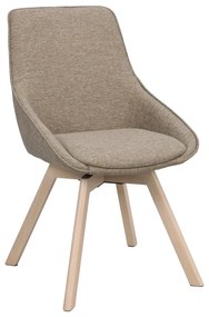 Scaune de dining bej 2 buc. Alison – Rowico