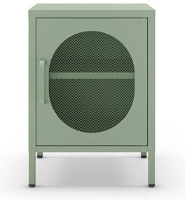 Noptieră verde-mentă din metal Diora – Marckeric