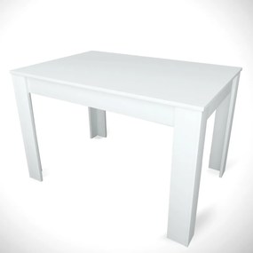 Masă de sufragerie Single Shiny White