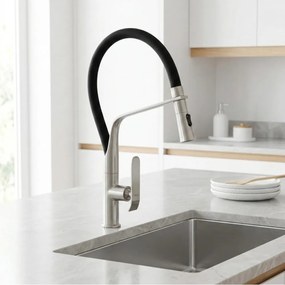 Baterie bucatarie Rea Castor crom periat