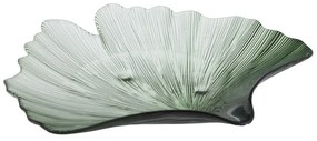 Tavă decorativă din sticlă 31x33 cm Gingko – Ixia