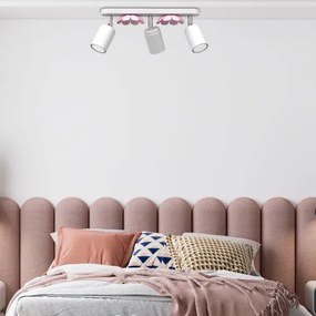 Spot FLOWER 3xGU10/8W/230V alb