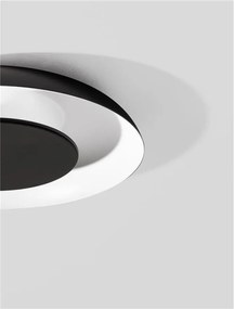 Plafoniera LED design modern EPOSI negru D-40cm