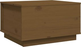 vidaXL Măsuță de cafea, maro miere, 60x50x35 cm, lemn masiv de pin