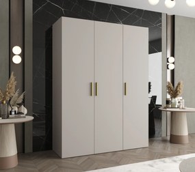 Dulap de haine 150 cm Borry 1 (Cașmir + Auriu). 1125766