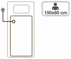 Beper P203TFO100 pătură electrică 150 x 80 cm