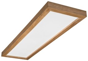 Plafonieră LED dimabilă Brilagi WOODY FRAME LED/50W/230V stejar 120x30 cm IP44 + telecomandă