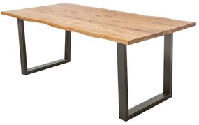 Masa design industrial Living Edge 160cm, stejar salbatic A-6539438 VC
