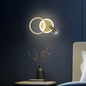 Aplica de perete tip spot LED MONET LED/15W/230V, auriu