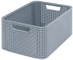 Coș de depozitare Curver Style, 18 l, gri