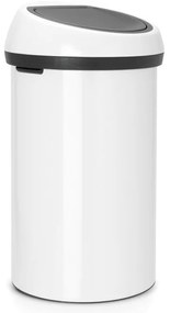 Cos de gunoi Brabantia Touch Bin 647246, 60 L, Deschidere lina si silentioasaă, Alb