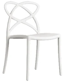 SCAUN INFINITY- POLIPROPILENA- HORECA - ALB