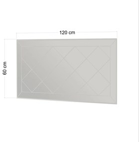 Oglindă Pauli White 60 x 120 cm