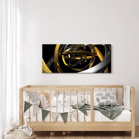Tablou cu abstracție modernă (120x50 cm)