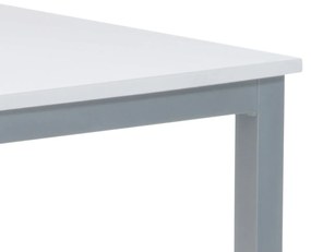 Masă de dining minimalistă, gri și alb, 110 x 70 x75 cm