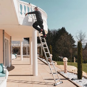 Scară pliabilă din aluminiu 6 în 1