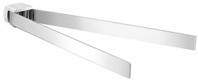 GEDY PI2313 Pirenei suport dublu rotativ pentruprosoape, 35 cm, argintiu