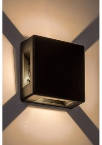 Aplică LED de exterior LIPPA LED/6W/230V IP54 neagră Rabalux 7317