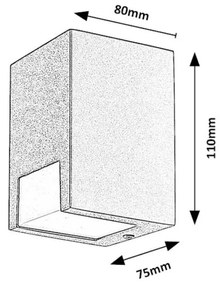 Aplica de perete exterior IP44 Cernon