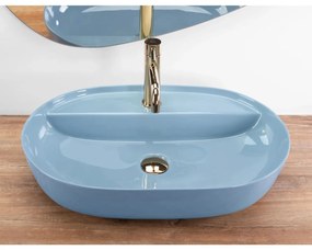 Rea Aura lavoar 60.5x40.5 cm ovale de blat albastru REA-U6618