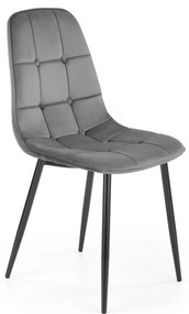 Scaun de dining KINDREL, 1 buc., gri