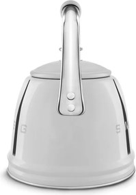 Ceainic cu fluier Smeg WKF01SS, 2,3 l, Inducție, Maner rece, Otel, Argintiu