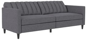 Canapea gri extensibilă 86 cm Celine – Støraa