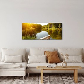 Tablou - Lac la munte (120x50 cm)