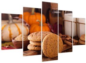Tablou - Biscuiți de toamnă (150x105 cm)