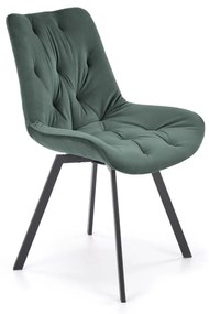 Scaun catifea K519 velvet verde