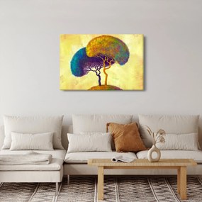 Tablou - Copaci în deal (90x60 cm)