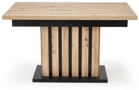 Masa extensibila Lamello stejar artizan/negru L160-210xl90xh76 cm