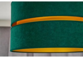 Lustră pe cablu Duolla DUO 1xE27/15W/230V d. 40 cm verde/auriu