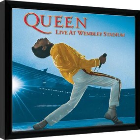 Poster înrămat Queen - Live At Wembley