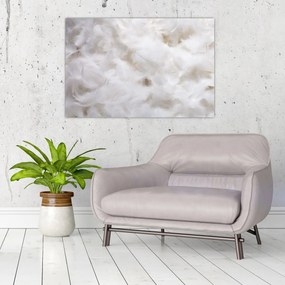 Tablou - Pene albe (90x60 cm)